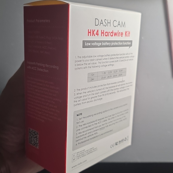 VIOFO Hardwire Kit For DASH CAMS New In Box - Picture 10 of 12